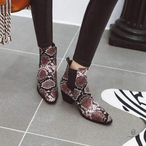 Bottines serpent féminines, parfaites pour toutes les occasions