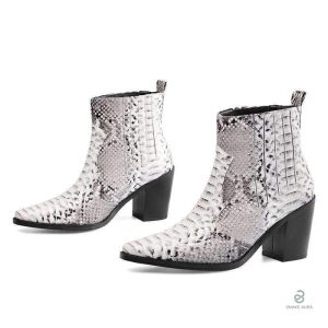 Bottines Serpent Femme au style cowboy