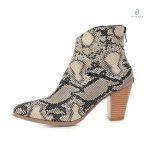 Design unique en faux cuir serpent pour un style audacieux