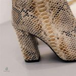 Chaussures bottines serpent, confort et style