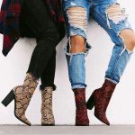 Bottines femme imitation serpent, parfaite pour toutes occasions