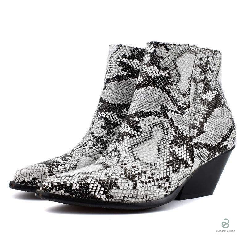 Bottines Serpent Pointues