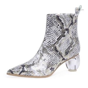 Chaussures serpent à talons pour femmes, style moderne