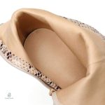 Bottines Python en marron, confort et style réunis