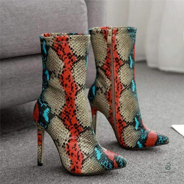 Bottines serpent variées, parfaites pour toutes les saisons
