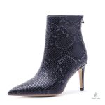 Bottines Serpent Noir, style élégant et intemporel