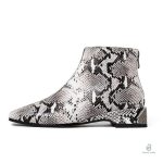 Bottines python serpent, confort et élégance au quotidien