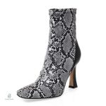 Bottines serpent imitation python élégantes