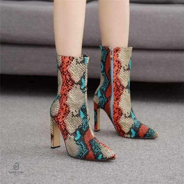 Bottines serpent pour un style unique et moderne