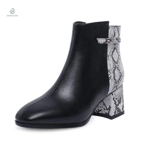 Bottines serpent élégantes pour un style unique