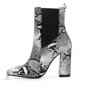 Bottines Chelsea serpent élégantes et modernes