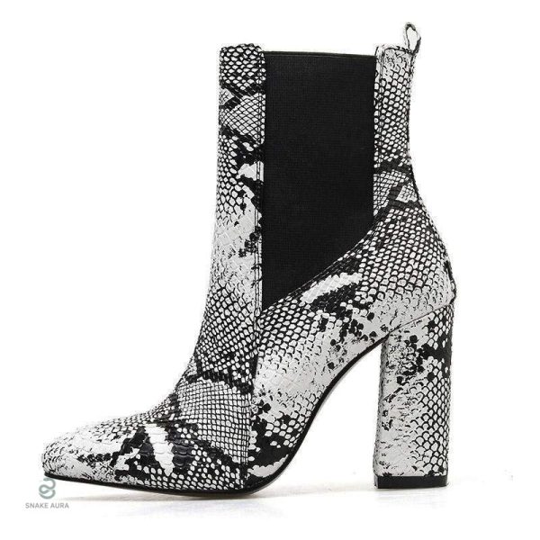 Bottines Chelsea serpent élégantes et modernes
