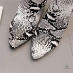 Bottines serpent à enfilage facile et tendance