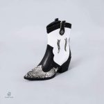 Bottines serpent avec design cowgirl accrocheur