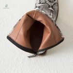 Bottines serpent noires pour une touche stylée