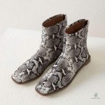 Bottines serpent à enfilage facile et pratique