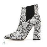 Bottines serpent avec talons stylés