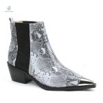 Bottines Chelsea en motif serpent chic et tendance