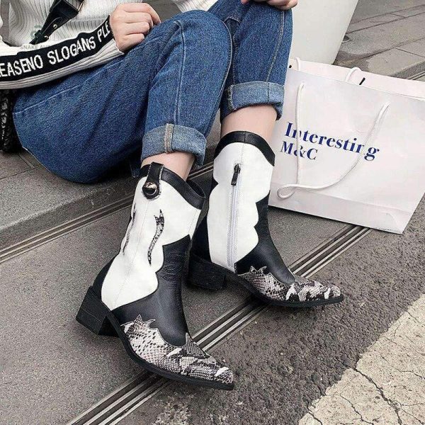 Bottines Python pour un look tendance et audacieux