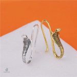 Boucles serpent en or design cobra élégant