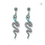 Boucles d'oreilles serpent au style boho chic