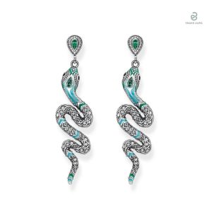 Boucles d'oreilles serpent au style boho chic