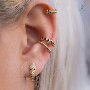 Bijoux serpent doré, idéal pour toutes occasions