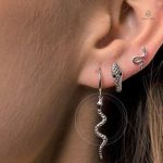 Bijoux serpent argent en pendantes pour un style unique