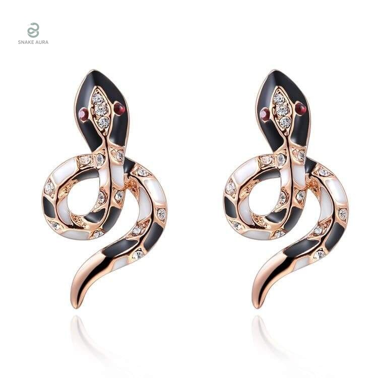 Boucles d'oreilles serpent