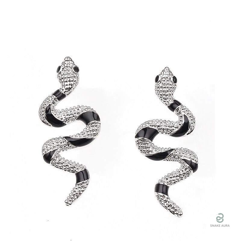 Boucles d'oreilles serpent