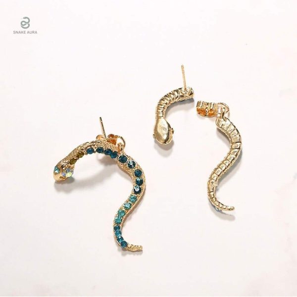 Boucles d'oreilles serpent élégantes, parfaites pour toutes occasions