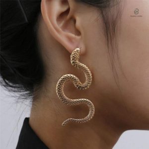 Bijoux serpent en or, modèle grand format