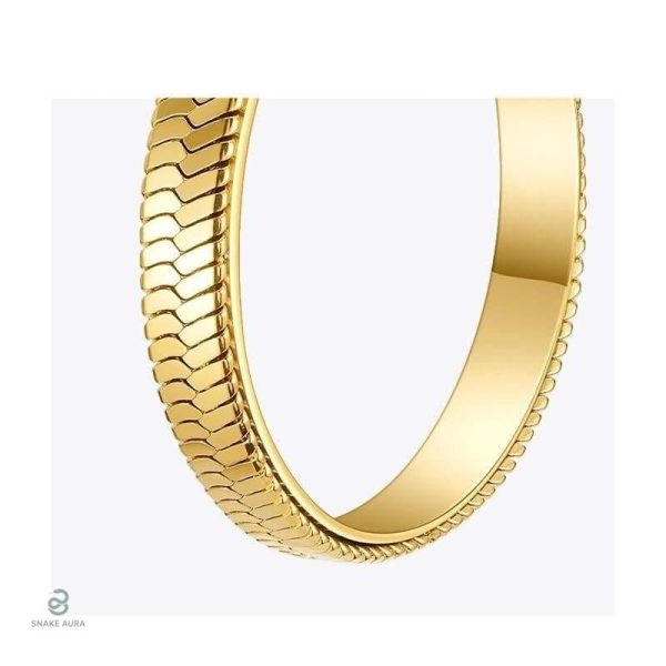 Accessoire mode serpent or, style unique et tendance