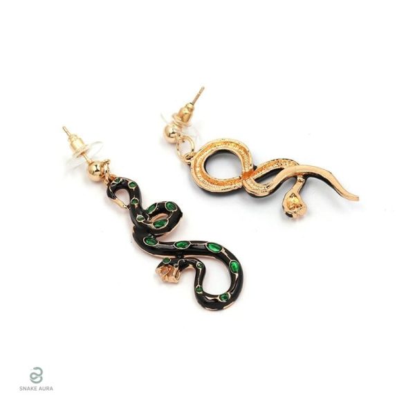 Bijoux serpent noir, élégance unique