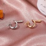 Bijoux serpent en argent, créoles chics et tendance