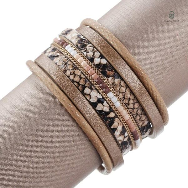 Bracelet bohème inspiré du serpent pour un style unique