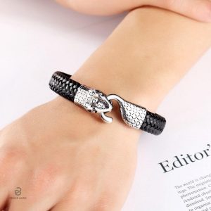 Bracelet homme serpent, design original et tendance