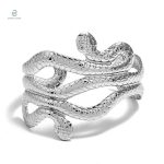 Bracelet en Argent au design serpent, parfait pour les occasions