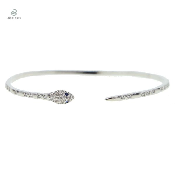 Bracelet serpent femme avec diamant, élégant et sophistiqué