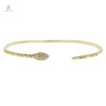 Bracelet Serpent en Or avec Diamants pour Femme