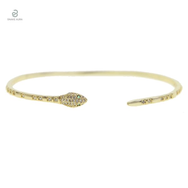 Bracelet Serpent en Or avec Diamants pour Femme