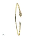 Bracelet Serpent Or Femme, style élégant et raffiné