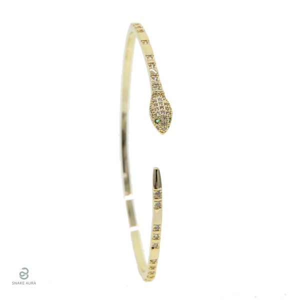 Bracelet Serpent Or Femme, style élégant et raffiné