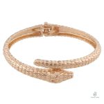 Bracelet Serpent Doré en Acier Inoxydable