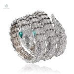 Bracelet serpent coloré en alliage, accessoire chic et original