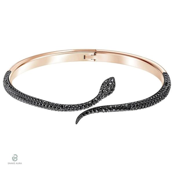 Bracelet serpent en zirconium, accessoire mode unique