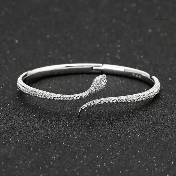 Zirconium bracelet serpent femme, design moderne et stylé