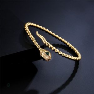 Bracelet serpent fin en cuivre, accessoire tendance et unique