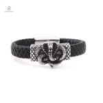 Bracelet homme design cobra élégant