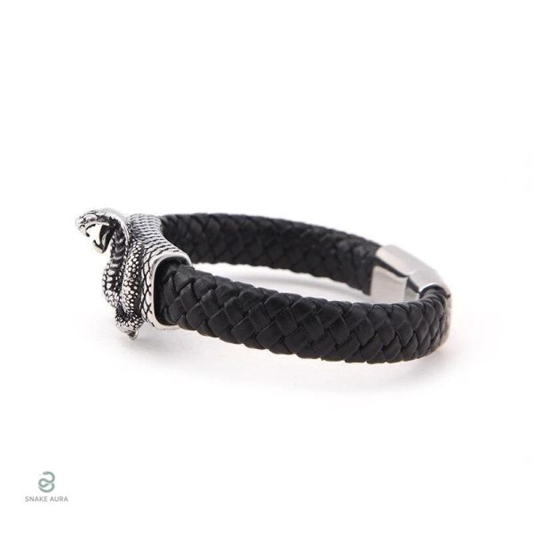 Bracelet serpent en cuir pour look audacieux